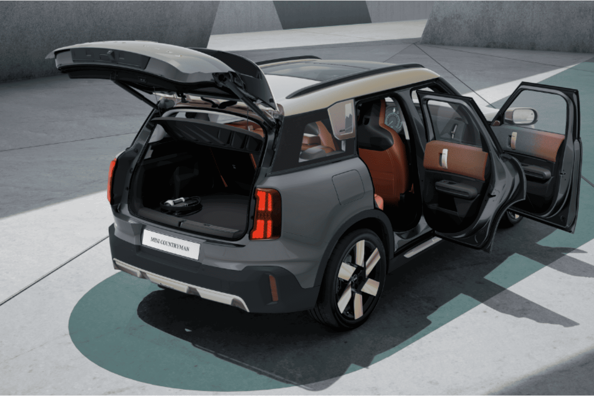 MINI Countryman elétrico - exterior - teto de abrir
